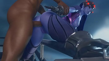 Preview 1 of Www Xxx Gom - [Bewyx] Widowmaker takes BBC on a rooftop (Overwatch)