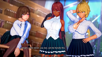 Preview 1 of Nay Muntjac - Jerking off A FUTA COCK- Futa&#039_s World of NTR #2- Futa Route Gameplay