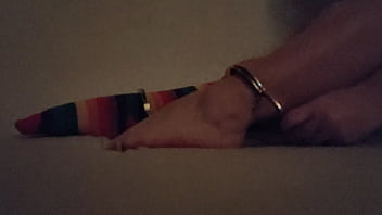 Preview 3 of Mom Step Doter - Trying on my cuffs