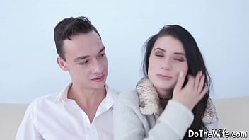 Preview 1 of Wife Massage China - Drilling Nicole Black&#039_s Asshole While Her Cuckold Silently Watches