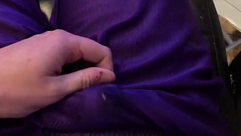 Preview 4 of Under 13 Age Sex - Solo male rubs one out and cums in his purple shorts