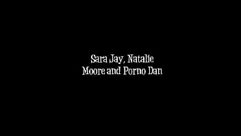 Preview 1 of Xxnx Sexy Video - Horny PAWGS Natalie Moore &amp_ Sara Jay Fuck Mature Stud Dan!