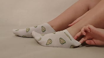 Preview 2 of Mom And Dad Rape Daughter - Ah those avocado socks