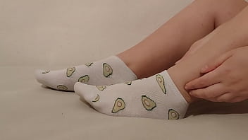 Preview 1 of Mom And Dad Rape Daughter - Ah those avocado socks