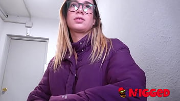 Preview 2 of Arab Egyptian Scat Mistress - Love is skinny! Beautiful Megan Love is going to taste a chocolate cock for the first time