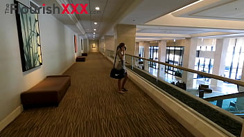 Preview 1 of Xnxxx Hd X18 Babynxx - Stranded traveler finds herself in hotel sucking on a BBC