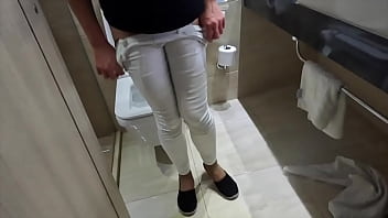 Preview 4 of Baru Jadi Sex - 14 Videos Pee Compilation from my trip to Austria from road,  hotels toilets and restaurants