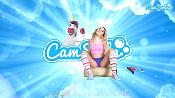 Preview 1 of Bangal Video Nxxnn - Petite Blonde Teen Cums Hard During VR Masturbation Session