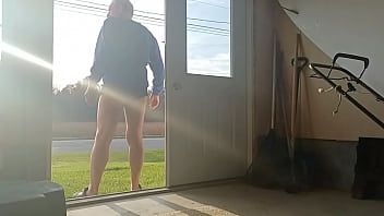 Preview 1 of Www Xxx Com Sa - Old man rides shovel handle in open door to road