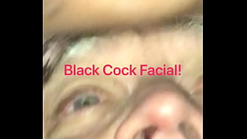 Preview 1 of Sara Jay Mom All Vidios - Mature Tranny Getting Facial from Black Cock