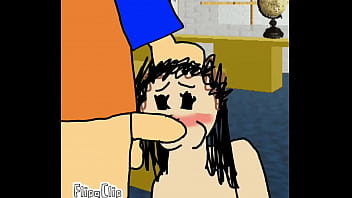 Preview 2 of Ustazha Anal - Baldi&#039_s Basics | Playtime x Bully blowjob