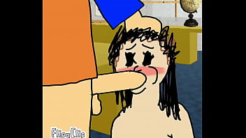 Preview 4 of Ustazha Anal - Baldi&#039_s Basics | Playtime x Bully blowjob