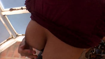 Preview 1 of Yogapants And Thong Strip - Cute petite girlfriend with cute body fuck hard her stepbrother after schoo class - My daily amateur fuck