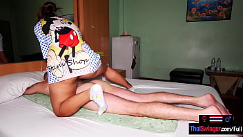 Preview 2 of American Whore Full Story Sex - BBW Asian amateur MILF gives her client a sex massage with fucking