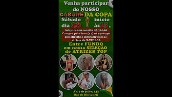Preview 1 of Skinny Bog - POV Cabare do Mundo Pounding Fit Negra Fernanda Chocolatte in a Whorehouse Brazil