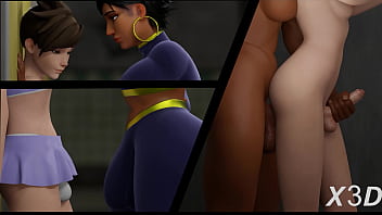 Preview 2 of 2018 Sex Vduo - Overwatch Futa Phara x Tracer