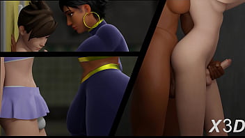Preview 3 of 2018 Sex Vduo - Overwatch Futa Phara x Tracer