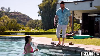 Preview 3 of Hd Gav Love Sex - New big cock pool guy fucked amazing horny big tits house owner MILF Lexi Luna