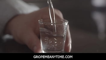Preview 1 of Sexyvideomovie - GropeMeAnytime - FreeUse Little Asian Teen StepDaughter Is A Fuck Toy For Debt - Paisley Paige,  Peter Green