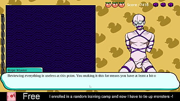 Preview 3 of Vidiobokeb Mama - I enrolled in a random training camp and now I have to tie up monsters -!