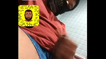 Preview 1 of Priyanka Porn Vedios - 1/2 aye me again (NEW SNAP @DBZBBC69 ) Beating my dick on the snap in a public restroom