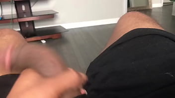 Preview 2 of Big Breast Nud - 1/3 pov playing with my dick