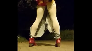 Preview 2 of Xnxx New 2020 - pissing solo taking of slave outdoor anal plug