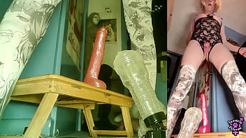 Preview 2 of Mom Public Nudity - Fucking Fleshlight &amp_ Dildo Together With Cumplay Jessica Bloom