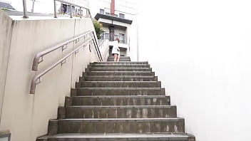 Preview 3 of Oral Bokep - [No mosaic] How many stairs can you see panchira?