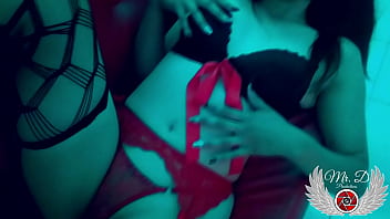 Preview 1 of Lesbian Erotic Strip - Young Norwegian girl with a pink pussy fucking her tender and wet pussy with a fake cock. She wants to have a threesome with two men or a gangbang with several big black cocks to record an interracial scene. You dare?