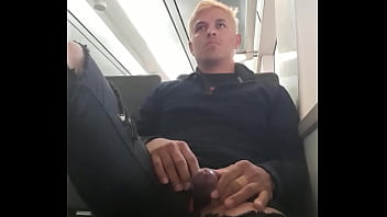 Preview 2 of Indiana Hide Camera - me saco la polla en el tren y me la jalo