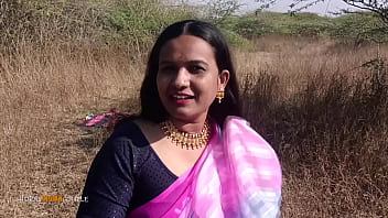 Preview 1 of Bella Donna Lezbiyen Sex - Indian with big tits seduced husband in open and fucked him in the forest