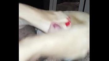 Preview 1 of Spy Cam Chinese Bbc - hot wife making dick cum with feet