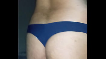 Preview 1 of Xxx Video Irak - Sissy blue thong
