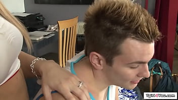 Preview 1 of Gay Hard Fisting - Trans cheerleader Aubrey Kate assfucked