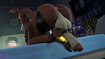 Preview 4 of Fuk Hand - Foxy Self FootJob (Fnaf)