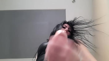 Preview 2 of Xxx Vedo 16 Sal - Dominatrix Nika will tell and show you on her strap-on how you should jerk off today. JOI.