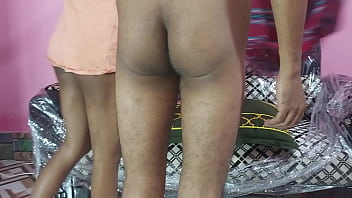 Preview 4 of Family Chudachudi - Hot black girl gets fucked by two big cock in her deep pussy ,  bengali Sex    Hanif and Popy khatun and Manik Mia