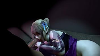 Preview 1 of Granny Wearing Glass - 3D cute blonde babe have sex with big dick stranger