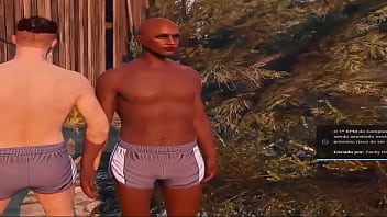 Preview 3 of Black Men Hard Fast Xxx - COMENDO NOVINHA NA MOITA