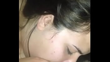 Preview 1 of Nerdy Feet - busty bbw teen gives sensual blowjob