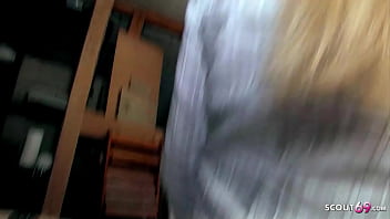 Preview 1 of Asian Fucks Titty - Teen Secretary Molly Wood Pickup to Amateur Anal Fuck on the way home