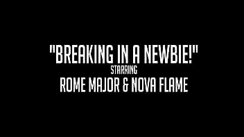 Preview 1 of Asami Ayumi - Brunette Loves BBC&#039_s! Nova Flame Milks Rome Major&#039_s Cock!