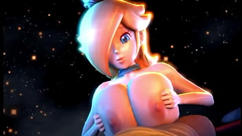 Preview 2 of Old Lady Atm - rosalina &amp_ peach titfuck