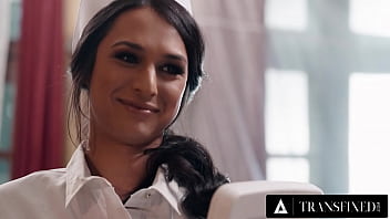Preview 1 of Bai Hamil - TRANSFIXED - Interracial Trans And CIS Lesbian Nurses Have INSANE BAREBACK ORGY To Complete Training