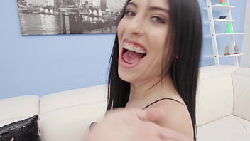 Preview 1 of Wicky And - Ass Stretched Brunette Alicia Trece Laps Up Spunk After DAP Gangbang Leaves Her Stretched SZ2891