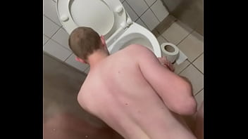 Preview 3 of Animal Sex Vedous - Quick Public Toilet Licking Video