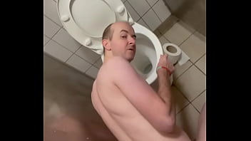 Preview 4 of Animal Sex Vedous - Quick Public Toilet Licking Video