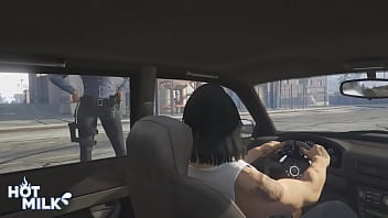 Preview 2 of Sexxxxxx Hot Bed Night Room - JOSLIN LOVE - CONTROL DE POLICIA MUJER TERMINA EN SEXO BRUTO EN UNA OFICINA. MUY CALIENTE!!!. NO DURAR&Aacute_S SIN TOCARTE!! (GTAV)