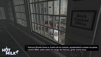 Preview 4 of Sexxxxxx Hot Bed Night Room - JOSLIN LOVE - CONTROL DE POLICIA MUJER TERMINA EN SEXO BRUTO EN UNA OFICINA. MUY CALIENTE!!!. NO DURAR&Aacute_S SIN TOCARTE!! (GTAV)